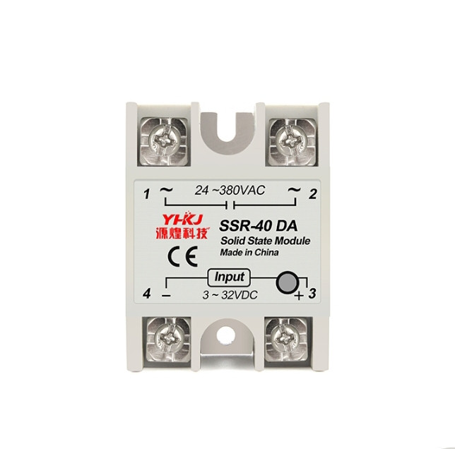 Однофазне твердотільне реле YHKJ SSR-1 D4840 аналог Fotek SSR-40DA тип DC-AC