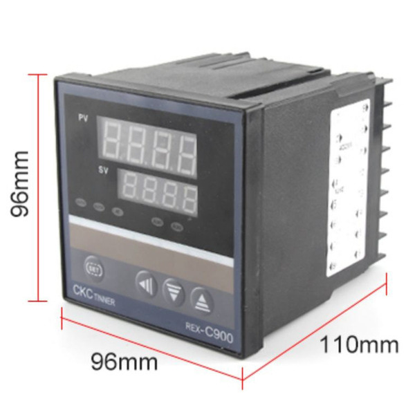 PID-ТЕРМОКОНТРОЛЕР -50..+1300 °C (ПІД-ТЕРМОРЕГУЛЯТОР) REX-C900FK02-V*AN SSR вихід. фото 3