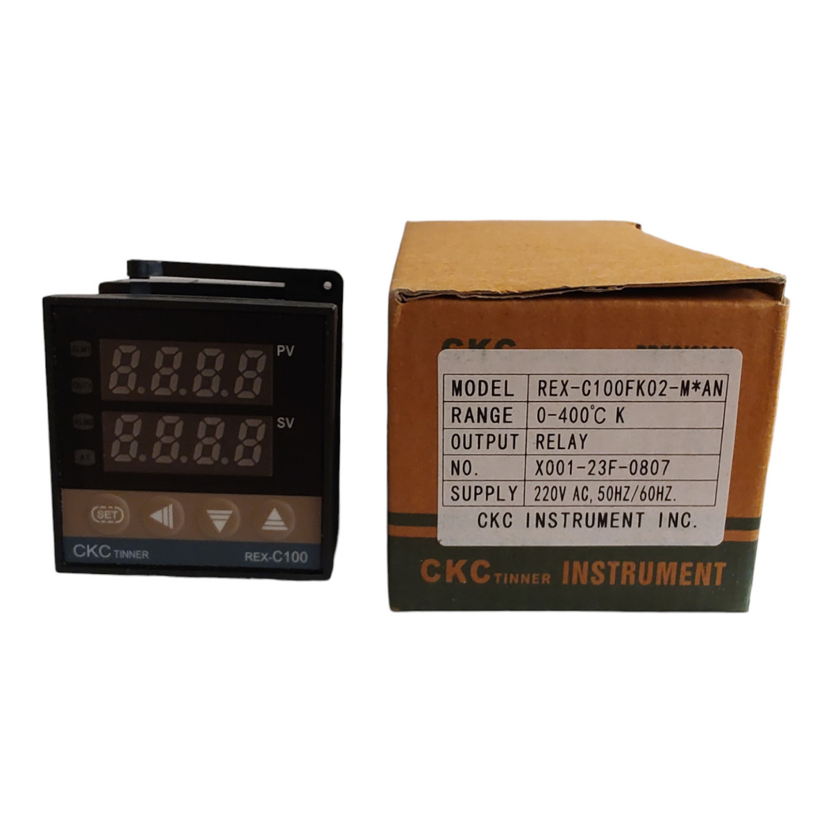 PID-ТЕРМОКОНТРОЛЕР -199~1370°C ( ПІД-ТЕРМОРЕГУЛЯТОР ) REX-C100FK02-M*AN (повна версія) РЕЛЕЙНИЙ ВИХІД. фото 3