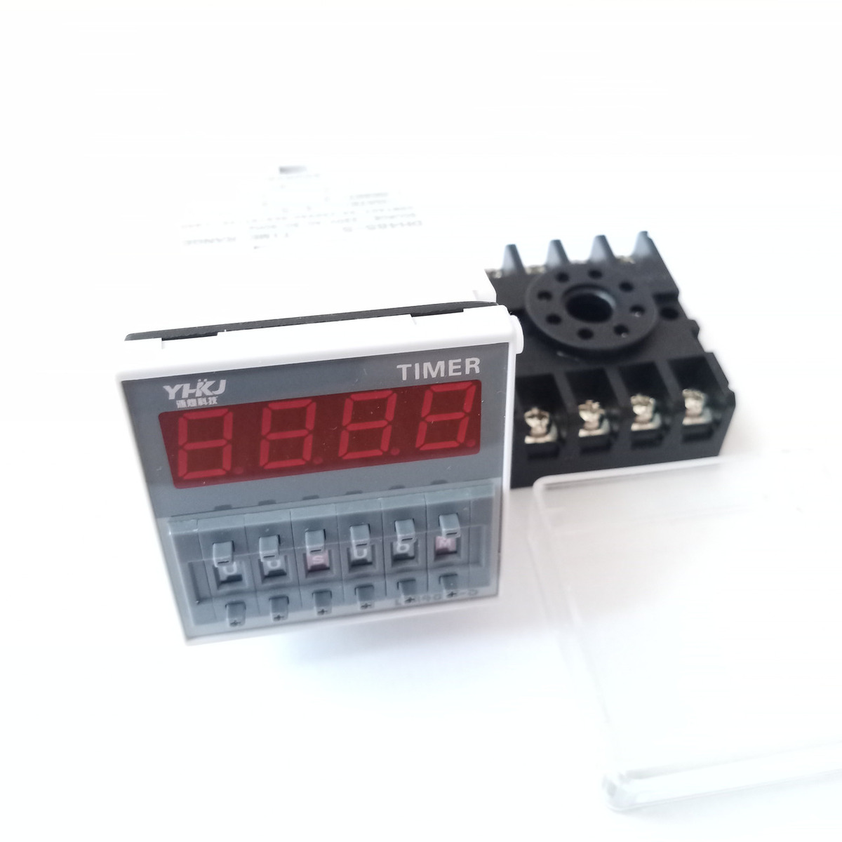 Реле времени DH48S-S 0.1 сек - 99 часов (аналог Omron) программируемый циклический таймер. Питание AC220V