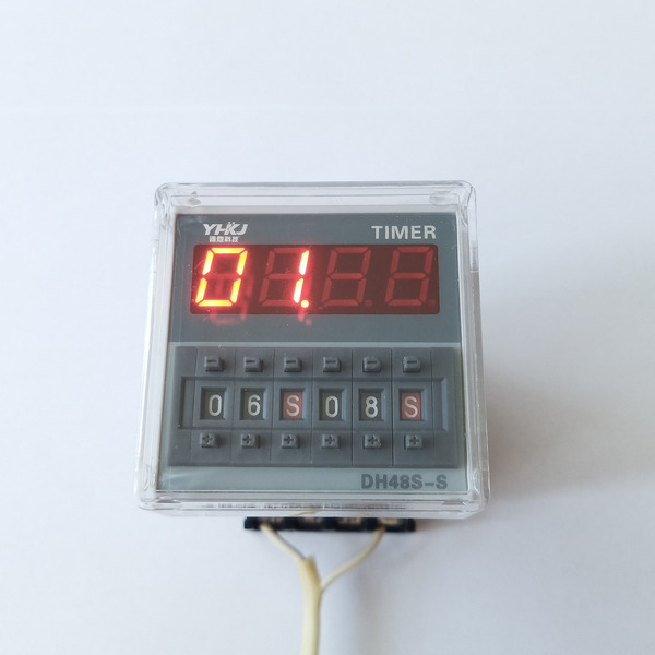 Реле времени DH48S-S 0.1 сек - 99 часов (аналог Omron) программируемый циклический таймер. Питание AC220V. фото 5