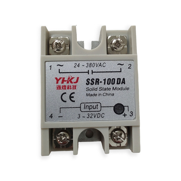 Однофазне твердотільне реле YHKJ аналог Fotek SSR-100DA тип DC-AC. фото 2
