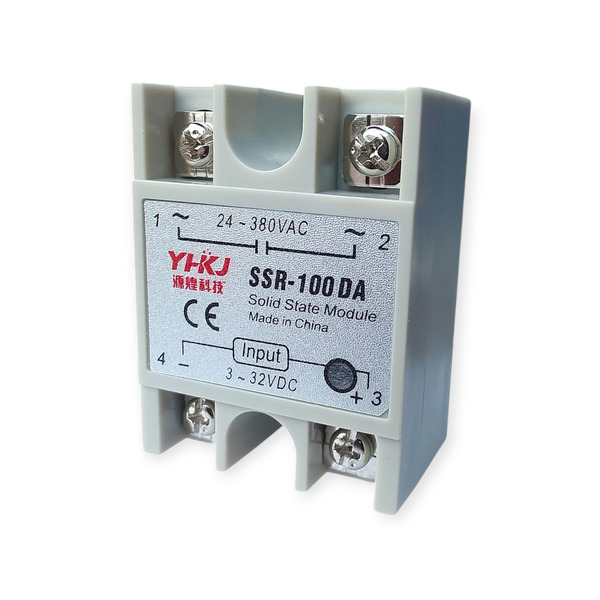 Однофазне твердотільне реле YHKJ аналог Fotek SSR-100DA тип DC-AC. фото 3