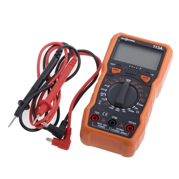 Мультиметр цифровий (тестер) Richmeters RM113A з підсвіткою, магнітом і ліхтариком. фото 2