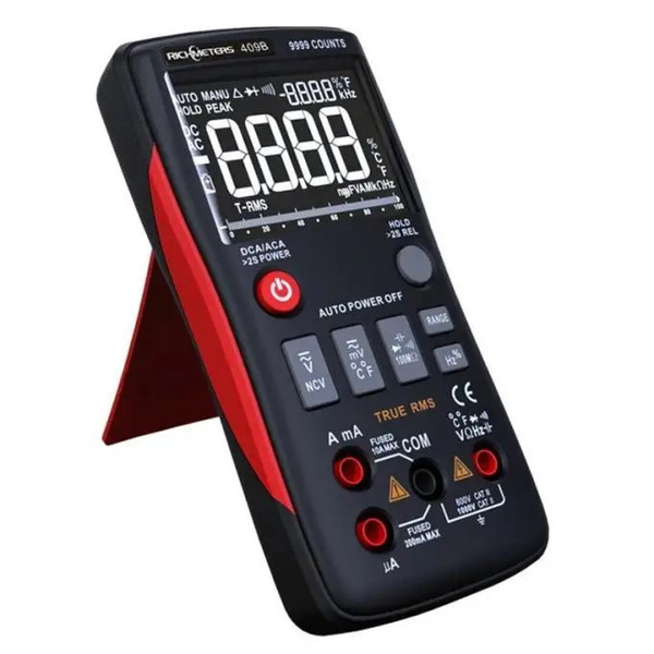 Цифровой мультиметр (тестер) Richmeters RM409B True-RMS 9999 отсчетов. фото 3