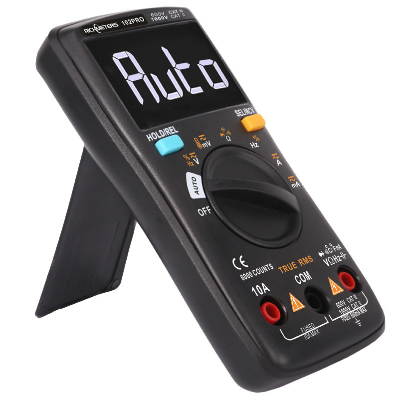 Цифровой мультиметр (тестер) RICHMETERS RM102PRO True RMS с термопарой. фото 4