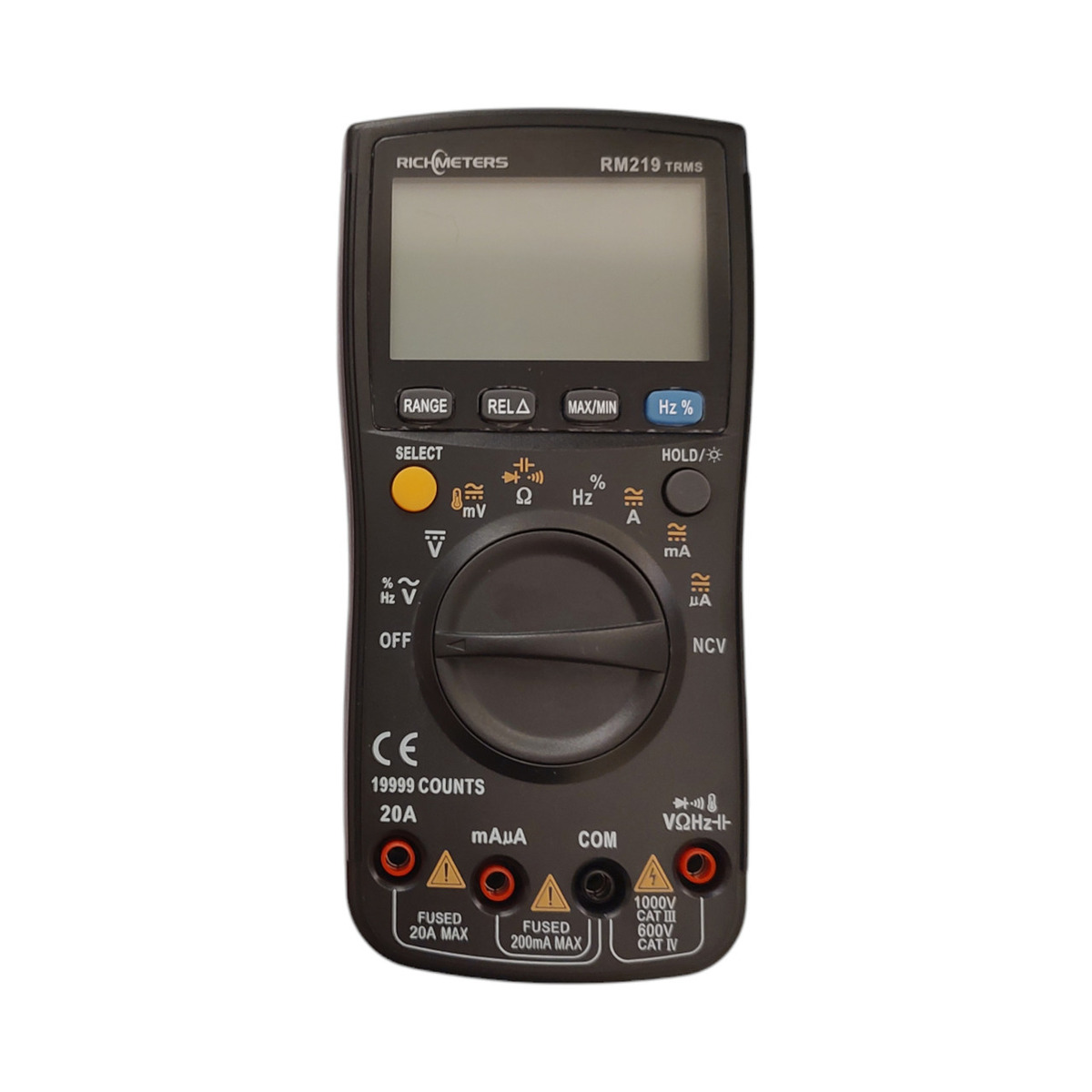 Мультиметр (тестер) цифровой Richmeters RM219 с термопарой True RMS 19999 отсчетов. фото 6