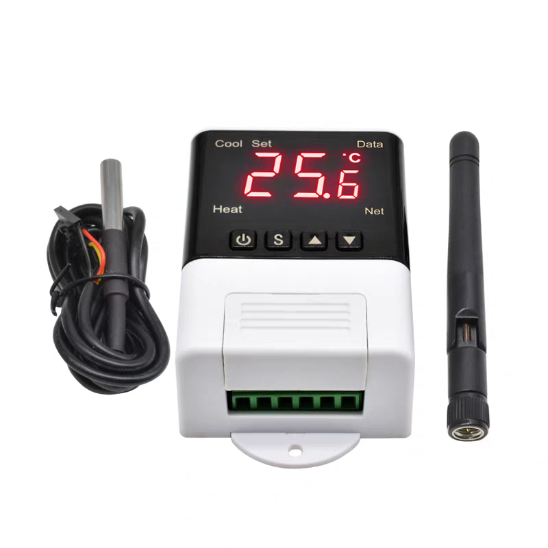 Термостат WiFi ThermoPro DTC2201, высокоточный 3-х проводной датчик температуры, удалённый контроль Tuya Smart. фото 2