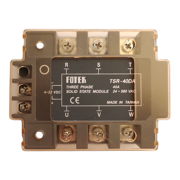 Твердотельное реле FOTEK TSR-40DA, 40А, 24–380В AC, управление 4–32В DC