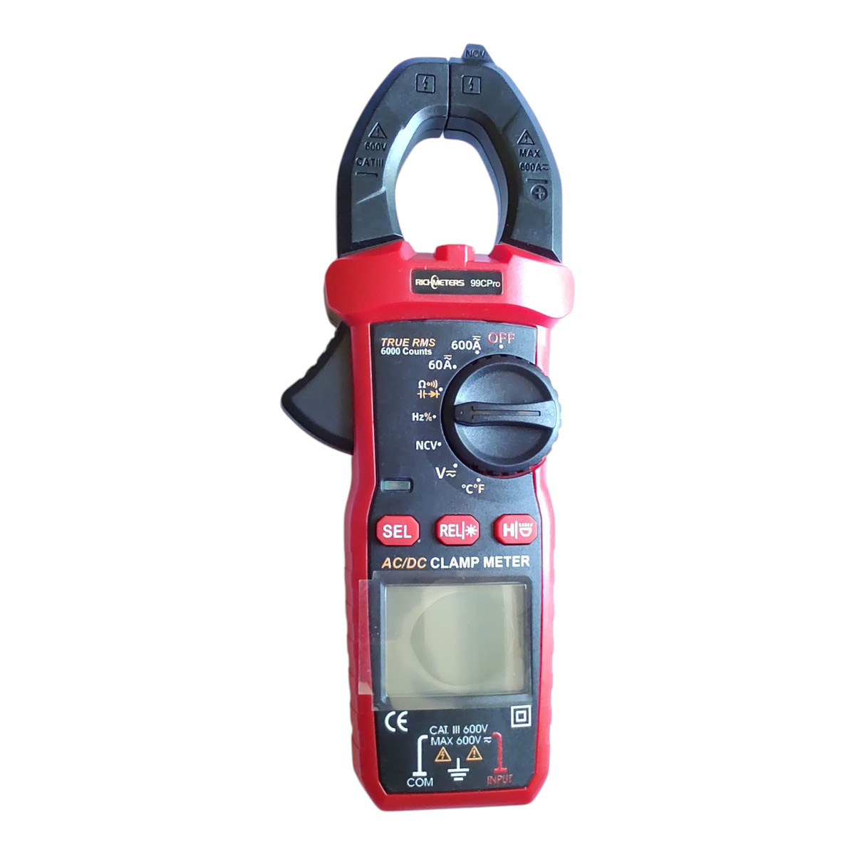 Кліщі струмовимірювальні Richmeters RM99CPro (змінний та постійний струм), 6000 відліків з термопарою. фото 7