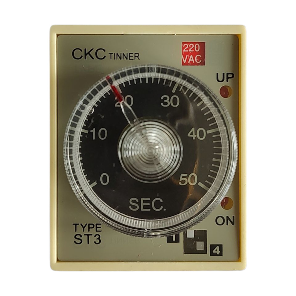 Реле часу ST3P C-C (JSZ3) із затримкою увімкнення, 4 діапазони: 5 с; 50 с; 5 хв; 30 хв, AC 220 V. фото 4