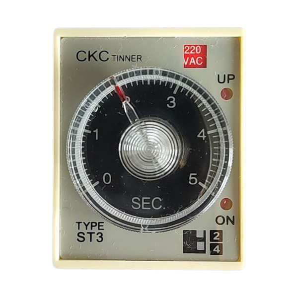Реле часу ST3P C-C (JSZ3) із затримкою увімкнення, 4 діапазони: 5 с; 50 с; 5 хв; 30 хв, AC 220 V. фото 3
