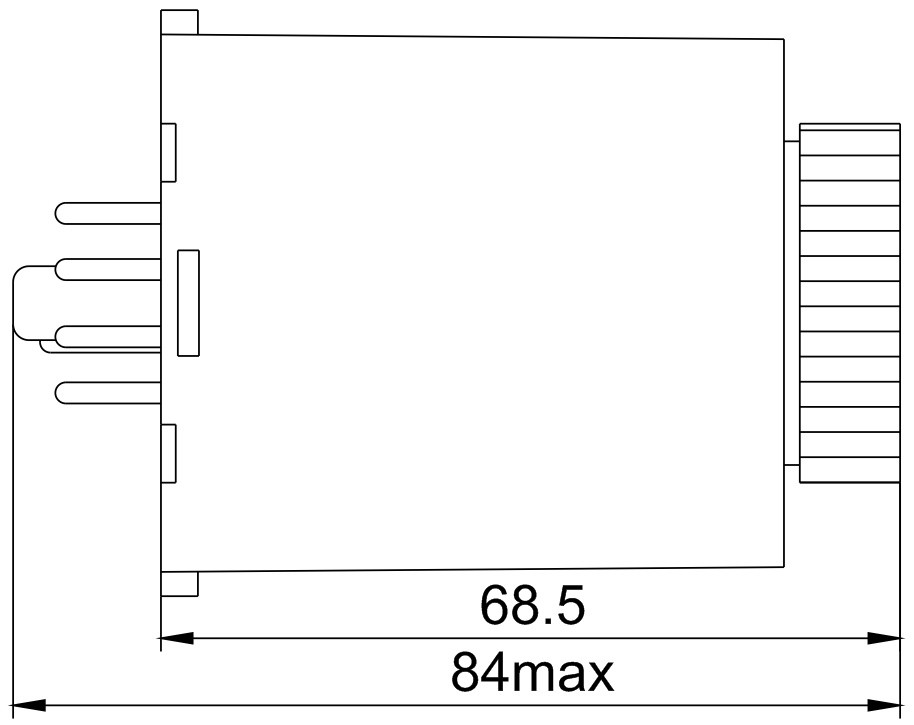 Реле часу ST3P C-D (JSZ3) із затримкою увімкнення, 4 діапазони: 10 с; 100 с; 10 хв; 60 хв, AC 220 V. фото 10