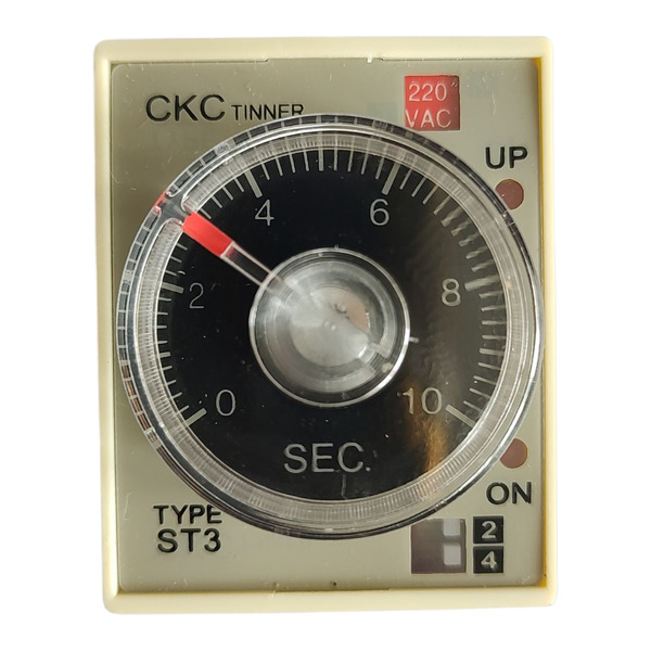 Реле часу ST3P C-D (JSZ3) із затримкою увімкнення, 4 діапазони: 10 с; 100 с; 10 хв; 60 хв, AC 220 V. фото 3