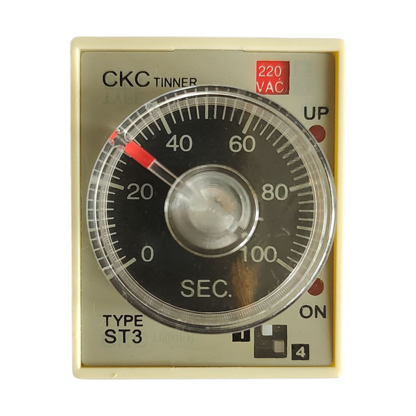 Реле часу ST3P C-D (JSZ3) із затримкою увімкнення, 4 діапазони: 10 с; 100 с; 10 хв; 60 хв, AC 220 V. фото 4