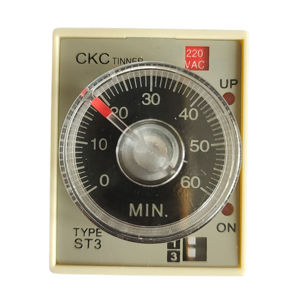 Реле часу ST3P C-D (JSZ3) із затримкою увімкнення, 4 діапазони: 10 с; 100 с; 10 хв; 60 хв, AC 220 V. фото 6