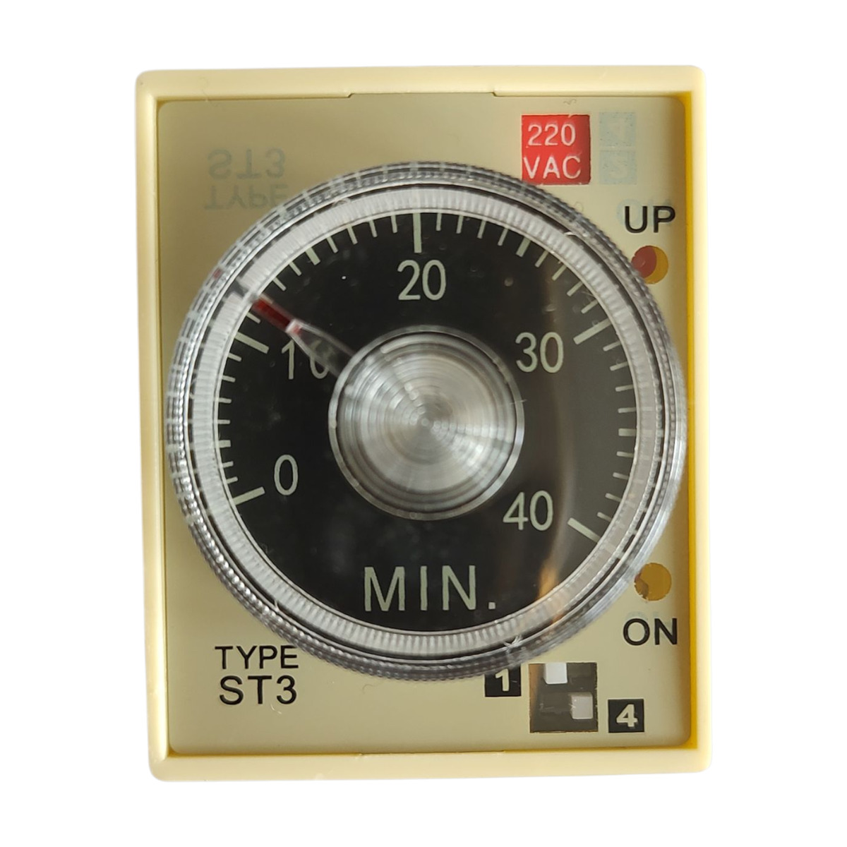 Реле часу ST3P C-G (JSZ3) із затримкою увімкнення, 4 діапазони: 4 хв; 40 хв; 4 ч; 24 ч, AC 220 V. фото 4